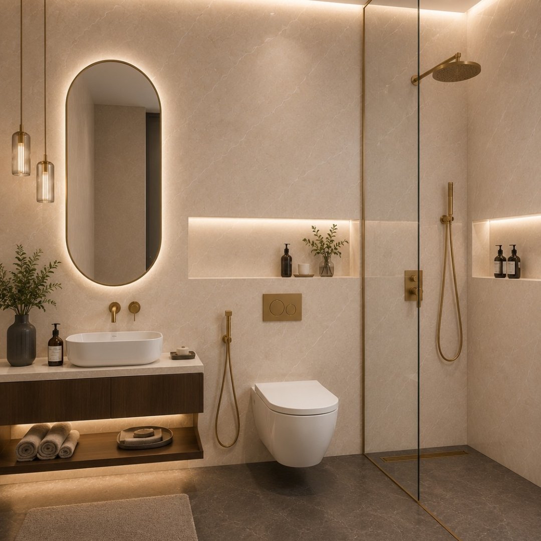 AL Saxone Beige Marble - My Home Studio